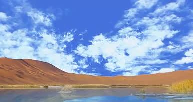 4K沙漠镜头背景后期效果视频的预览图